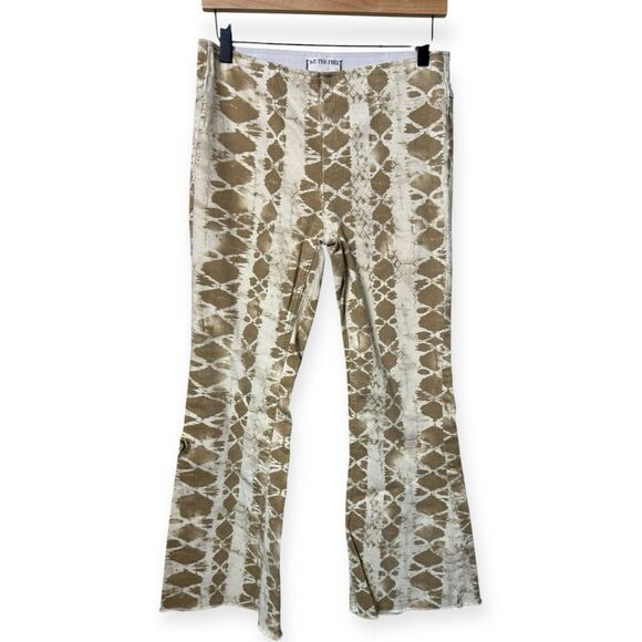 We the Free Penny Pull On Pants Bootcut Snakeskin Print - Picture 2 of 10